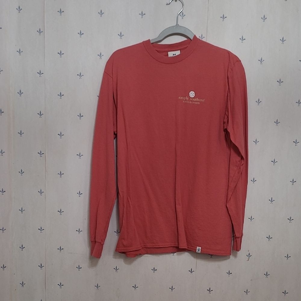 Red Long Sleeve Women's Shirt